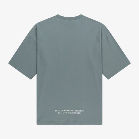 POCKET S/S R/TEE GRAYISH BLUE NT7US01L