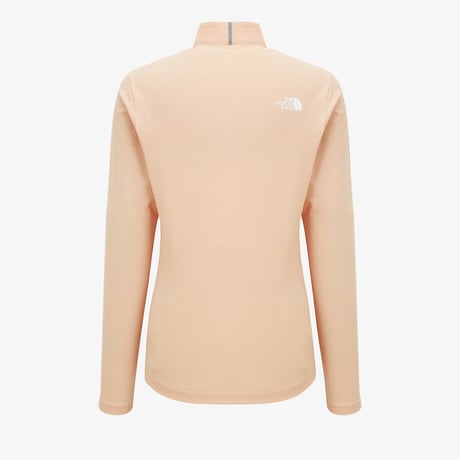 ALL DAY TECH L/S ZIP TEE PEACH NT7LQ01D