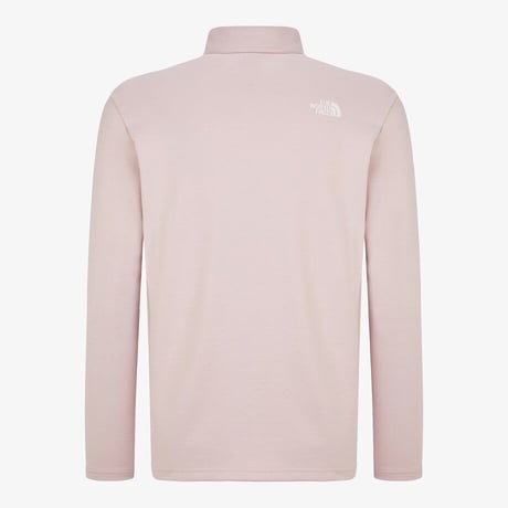 BASODINO L/S ZIP TEE PALE PINK NT7LQ53E
