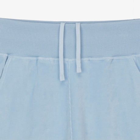 W'S VELOUR SHORTS POWDER BLUE NS6KQ80K