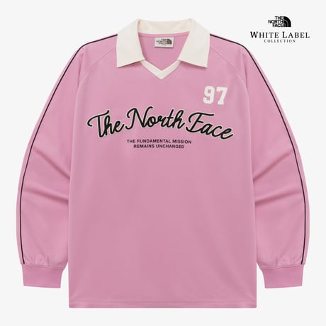 TNF CREW COLLAR L/S TEE LIGHT PINK NT7TR04L
