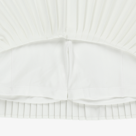 W'S PLEATY SKIRT WHITE NK6NS31K