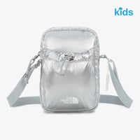 K'S PUFFY CROSS BAG MINI SILVER NN2PR56S