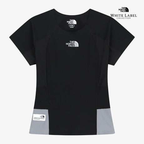 W'S SPEEDON S/S R/TEE BLACK NT7UR80J