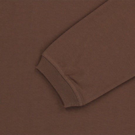 POCKET L/S R/TEE LEATHER BROWN NT7TR50L