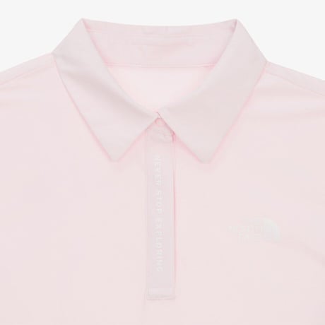 W'S ICE GREEN S/S POLO LIGHT PINK NT7PR32B