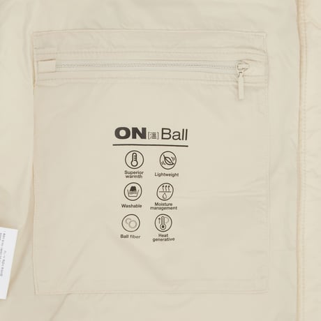 NUPTSE ON BALL VEST CREAM BEIGE NV3NR50C