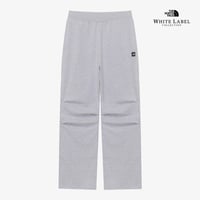 ESSENTIAL STRAIGHT PANTS MELANGE GREY NP6KR02J