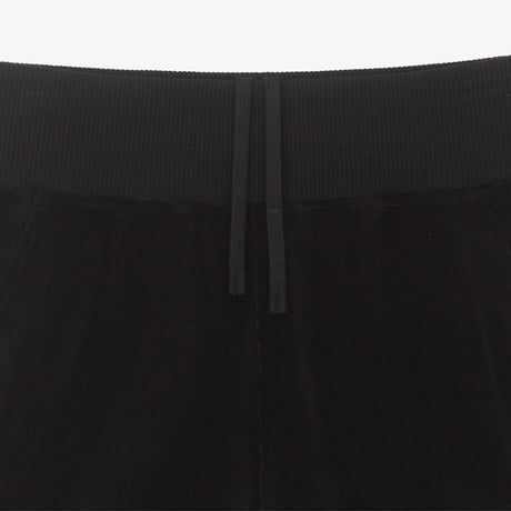 W'S VELOUR SHORTS BLACK NS6KQ80J