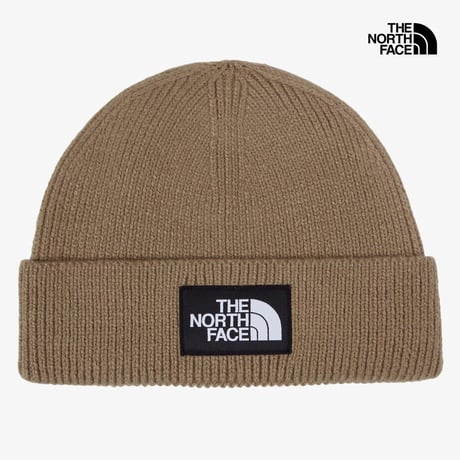 BIG LOGO BEANIE DARK BEIGE NE3BS52E