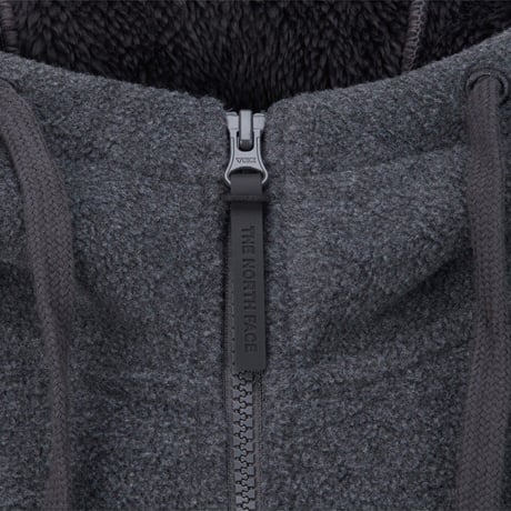 M'S FURRY EX FLEECE HOODIE HEATHER GRAY NJ4FS62B