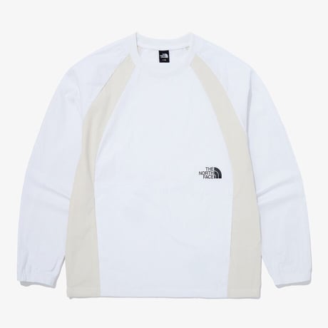 M'S COLOR BLOCK WOVEN SWEAT WHITE NM5MQ02B