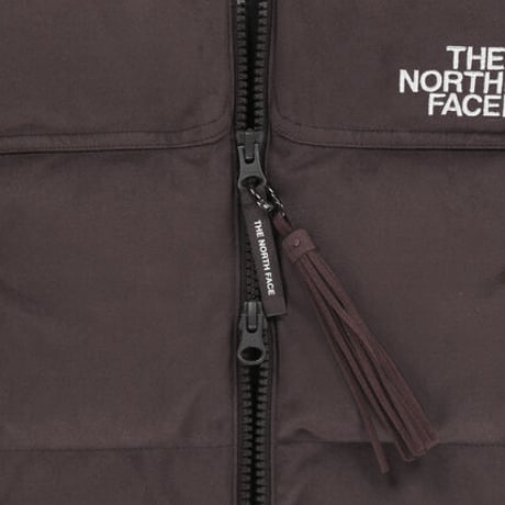 W'S SUEDE NUPTSE VEST (RDS) BROWN NV1DR82J