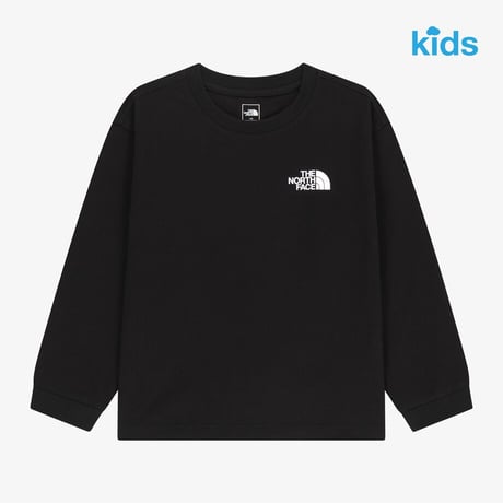 K'S GO-TO L/S R/TEE BLACK NT7TS01T