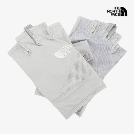 COOL LIGHT HALF GLOVE SILVER GRAY NJ3FS00B