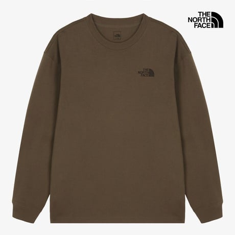 M'S EASYON L/S R/TEE DEEP TAUPE NT7TS55C