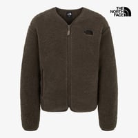 W'S CAMPSITE EX FLEECE CARDIGAN BROWN NJ4FR85C