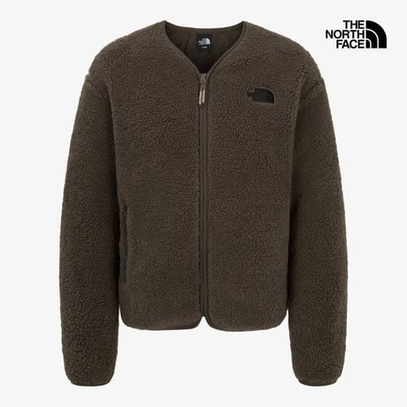 W'S CAMPSITE EX FLEECE CARDIGAN BROWN NJ4FR85C