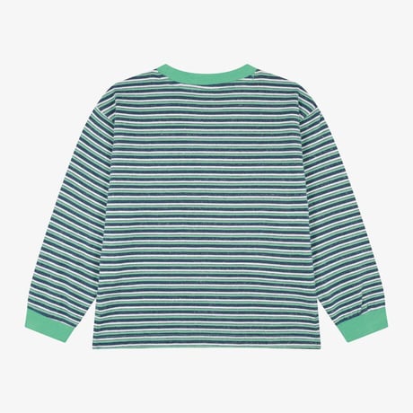 K'S PLAYON STRIPE L/S TEE NAVY NT7TS02T