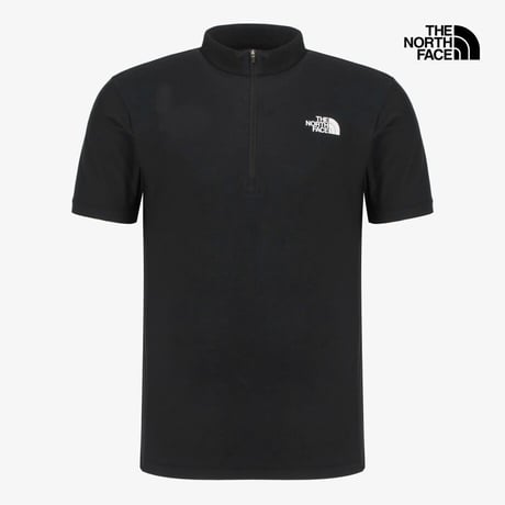 M'S ICEDAY S/S ZIP TEE BLACK NT7KR00A