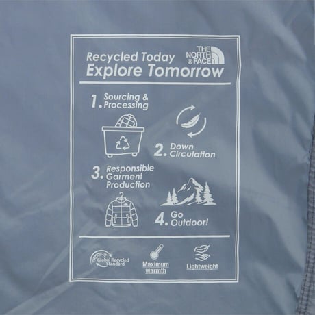 M'S LIGHT PACK DOWN JACKET GRAY NJ1DS61B