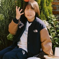K'S VARSITY HEAT JACKET NAVY NJ3NR61U