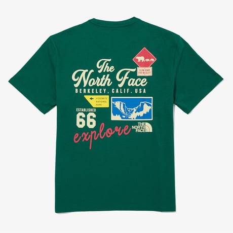 EMBLEM ARCHIVE S/S R/TEE DARK GREEN NT7UQ10M