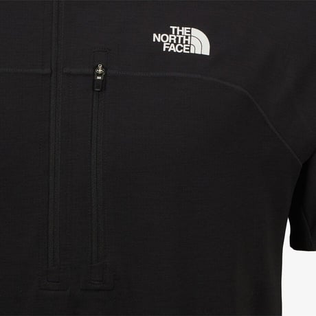 【SUMMIT SERIES】EIGER S/S ZIP TEE BLACK NT7KS01A