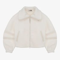 W'S PUFFY FLEECE JACKET IVORY NJ4FQ80
