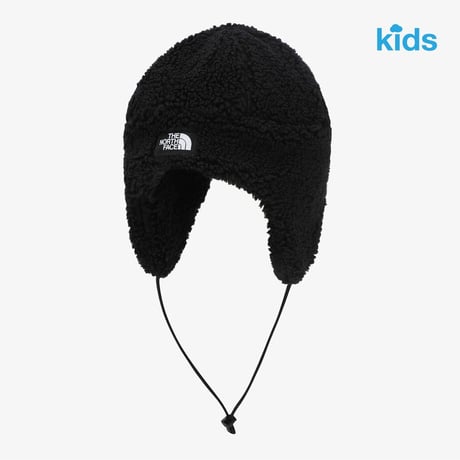 K'S FLEECE EARMUFF BEANIE BLACK NE3BS50R