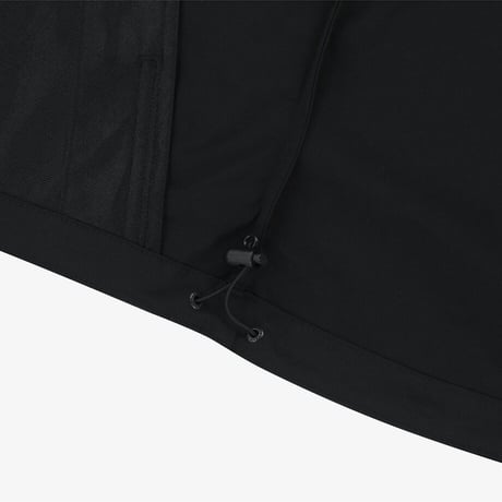 EIRA S/S ZIP UP BLACK NT7KR01J