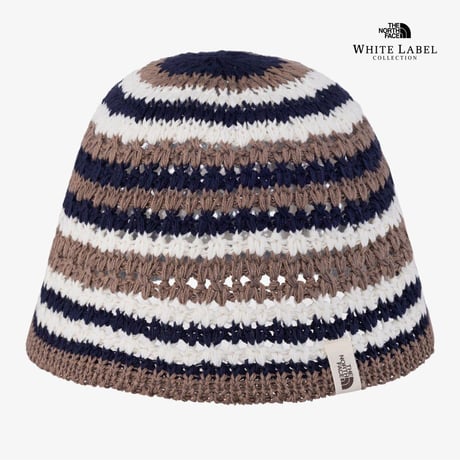W CROCHET BUCKET HAT BEIGE BROWN NE3HR03L