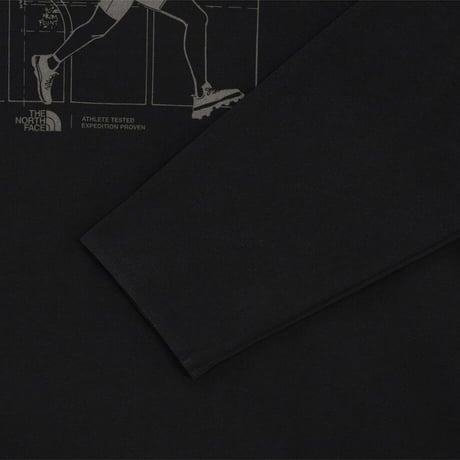 M'S SALIO L/S R/TEE BLACK NT7TR51A