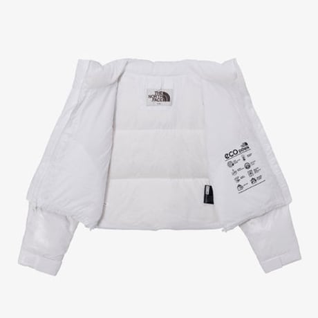 W'S GLOSSY ELBERON RDS DOWN JACKET WHITE NJ1DQ81K