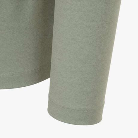 ASCEND L/S ZIP TEE LIGHT KHAKI NT7LS03C