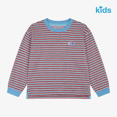 K'S PLAYON STRIPE L/S TEE SPICY ORANGE NT7TS02U