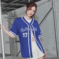TNF CREW S/S JERSEY TOP BLUE NT7UR25L