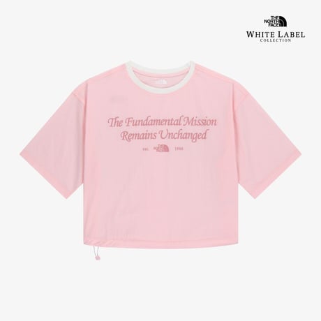 W'S EIRA S/S R/TEE LIGHT PINK NT7UR37L