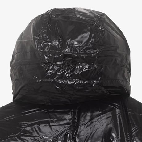 W'S GLOSSY ELBERON RDS DOWN JACKET BLACK NJ1DQ81J