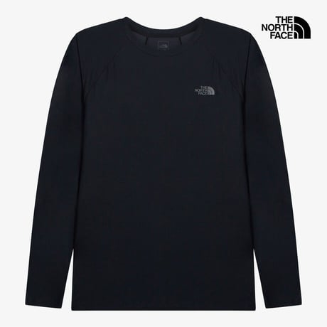 M'S AIRGRID L/S R/TEE BLACK NT7TS57A