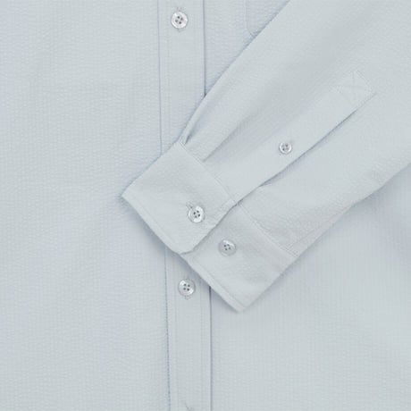M'S PUMICE L/S SHIRTS LIGHT BLUE NH8LR03A
