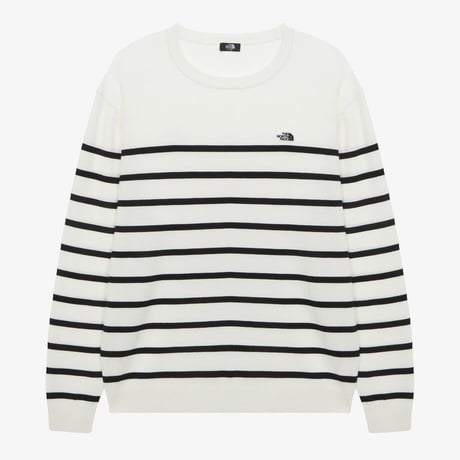M'S BORGA STRIPE SWEATER CREAM NT7AR70B