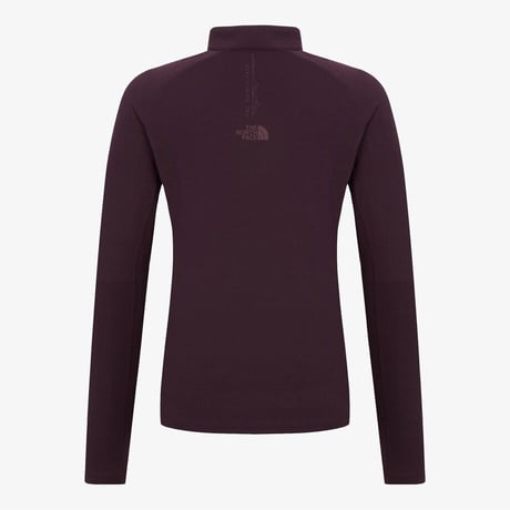 W'S RISCO L/S ZIP TEE VIOLET NT7LR84B