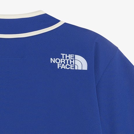 TNF CREW S/S JERSEY TOP BLUE NT7UR25L
