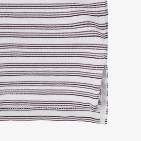 M'S OVERPECK STRIPE L/S R/TEE OFF WHITE NT7TS52C
