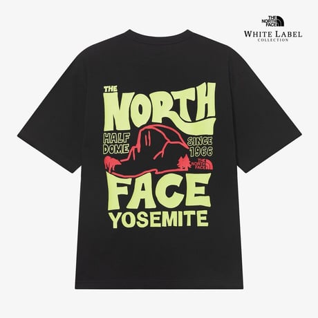 HALF DOME S/S R/TEE BLACK NT7UR07J
