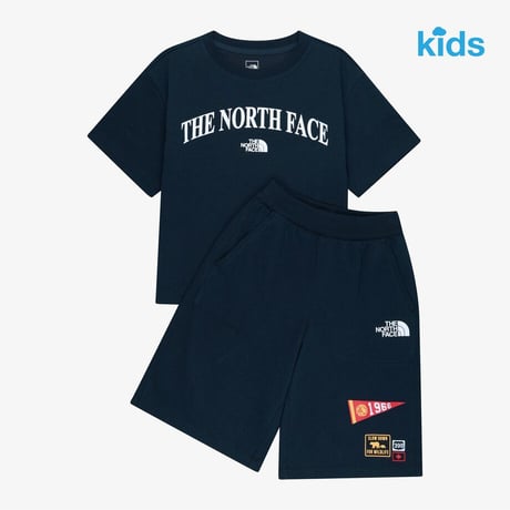 K'S CAMPFLAG CREW SET NAVY NT7US16U