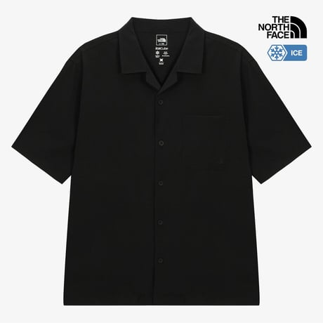 M'S ICECUBE S/S SHIRTS BLACK NH8SS20A