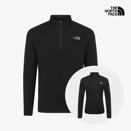 BASODINO L/S ZIP TEE BLACK NT7LR50A