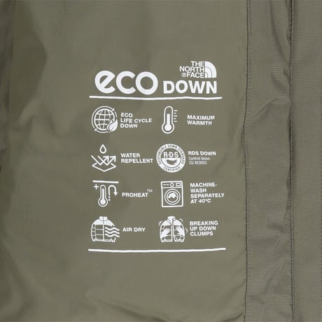 LINE-X DOWN JACKET (RDS) SLATE KHAKI NJ1DR59L